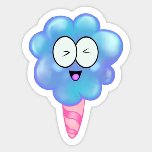 cotton candy Sticker